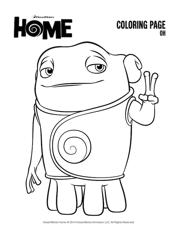 oh movie coloring pages - photo #3